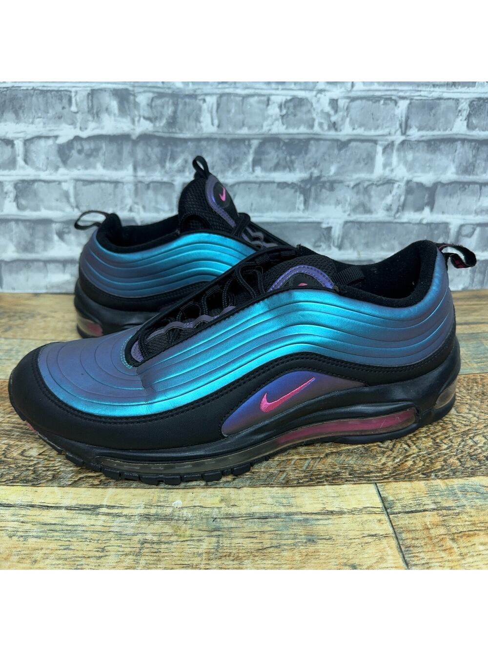 Nike Air Max 97 LX Throwback Future Black Laser Fuchsia AV1165-001 Mens Size 9